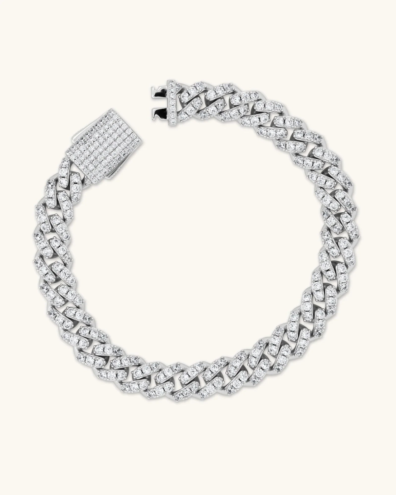8mm Wiggy Cuban Bracelet