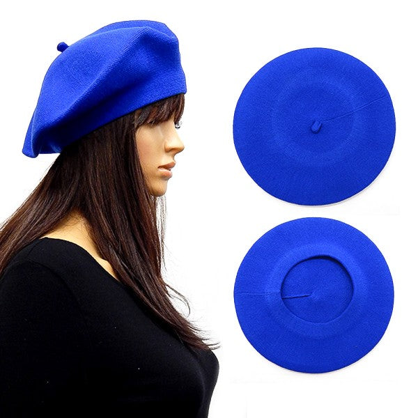 High Quality Crisp French Artist Wool Felt Beret