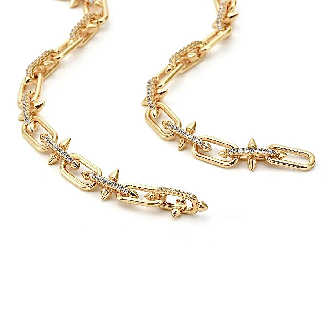 Gold Talon Chain Necklace