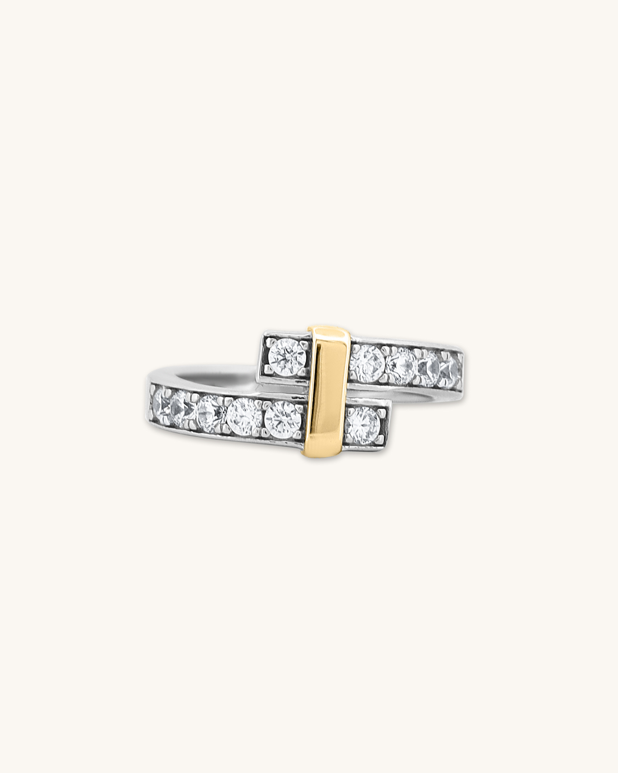 Two Tone Connected Ring
