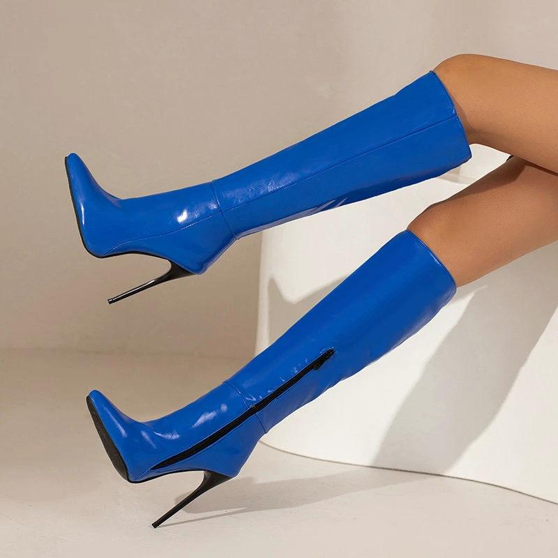 Luxury Pointed Toe Knee Boots