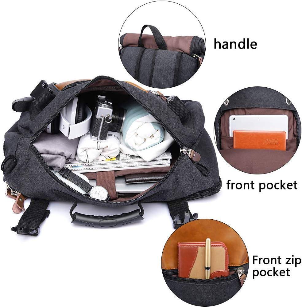 Men’s Canvas Backpack – Convertible Work