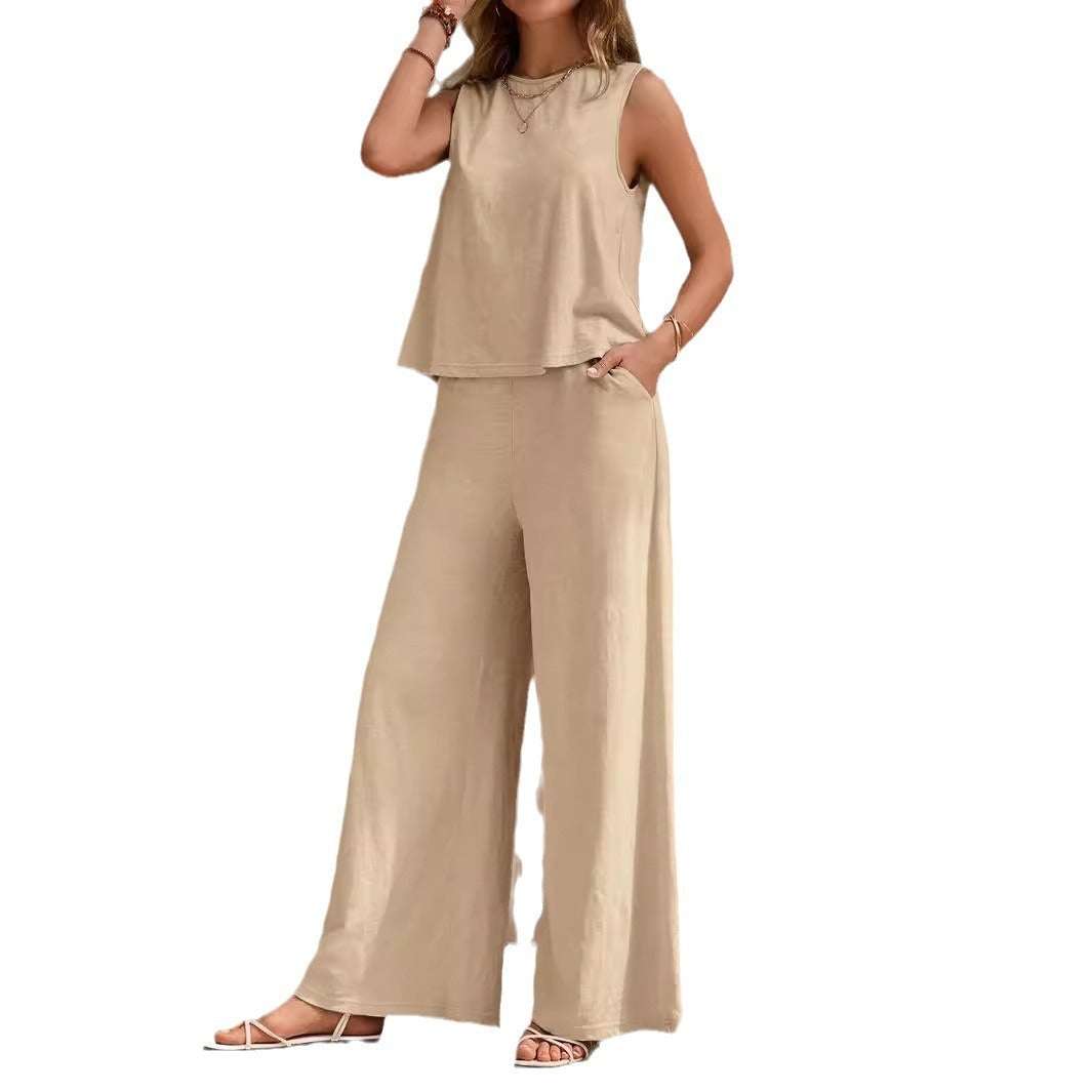 Chic Spring Summer Two-Piece Suit