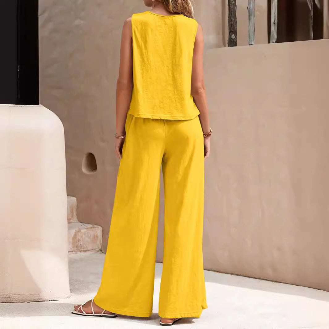 Chic Spring Summer Two-Piece Suit