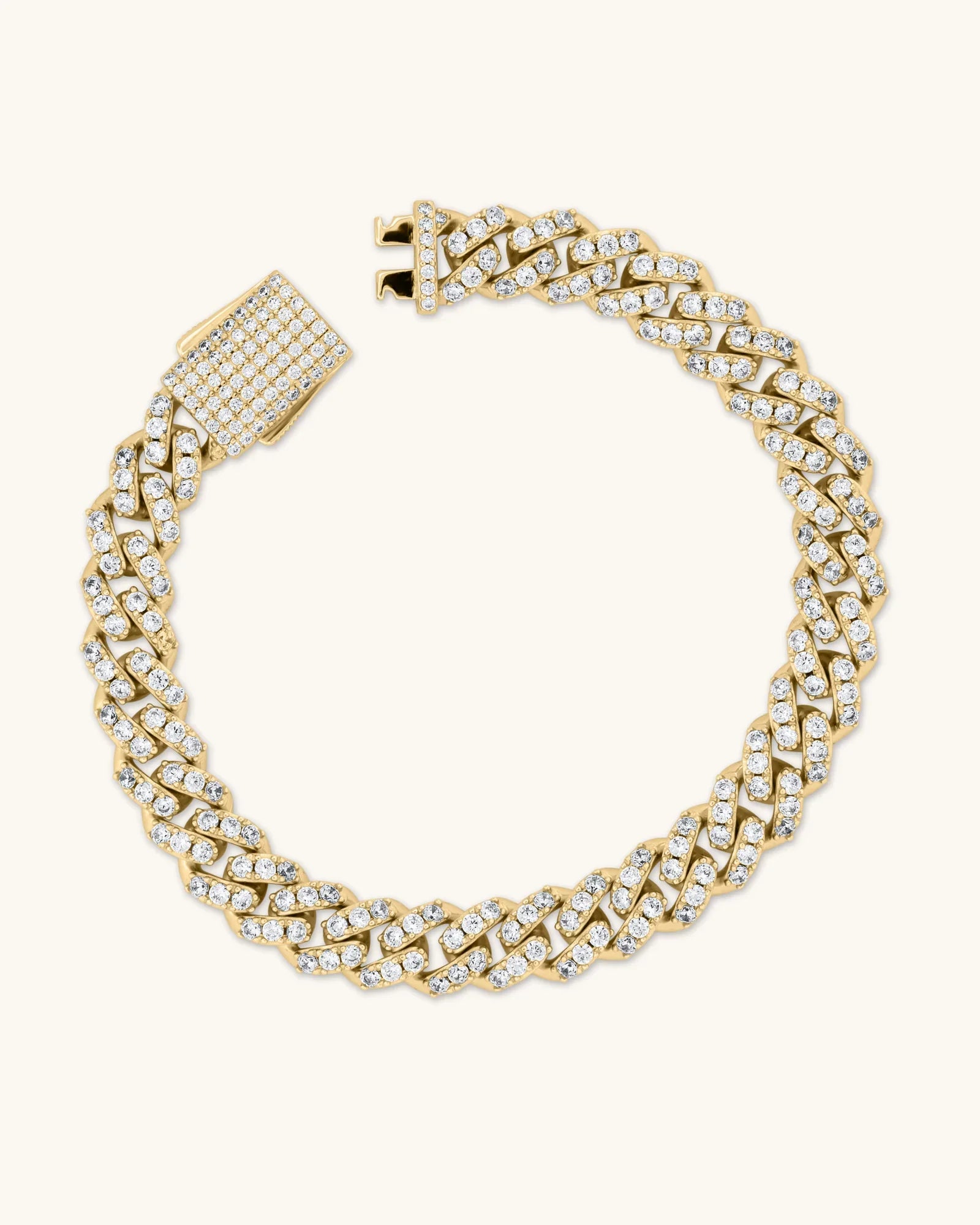 8mm Wiggy Cuban Bracelet