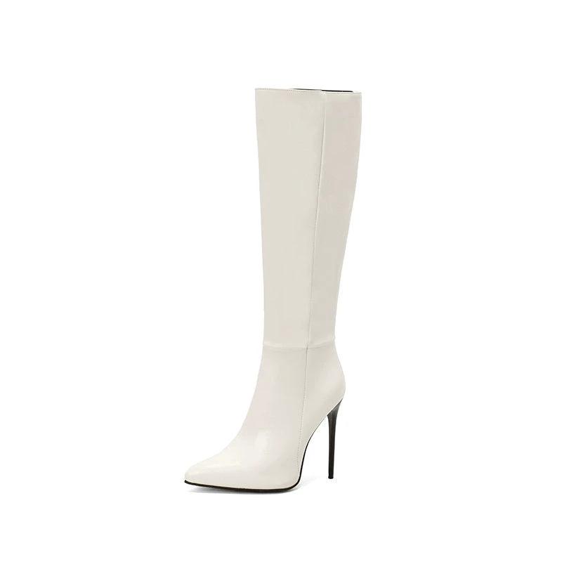 Luxury Pointed Toe Knee Boots