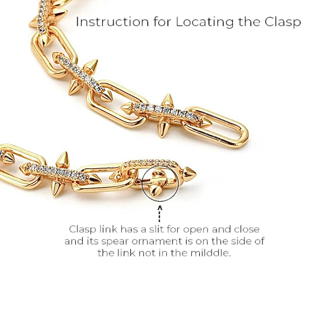 Gold Talon Chain Necklace