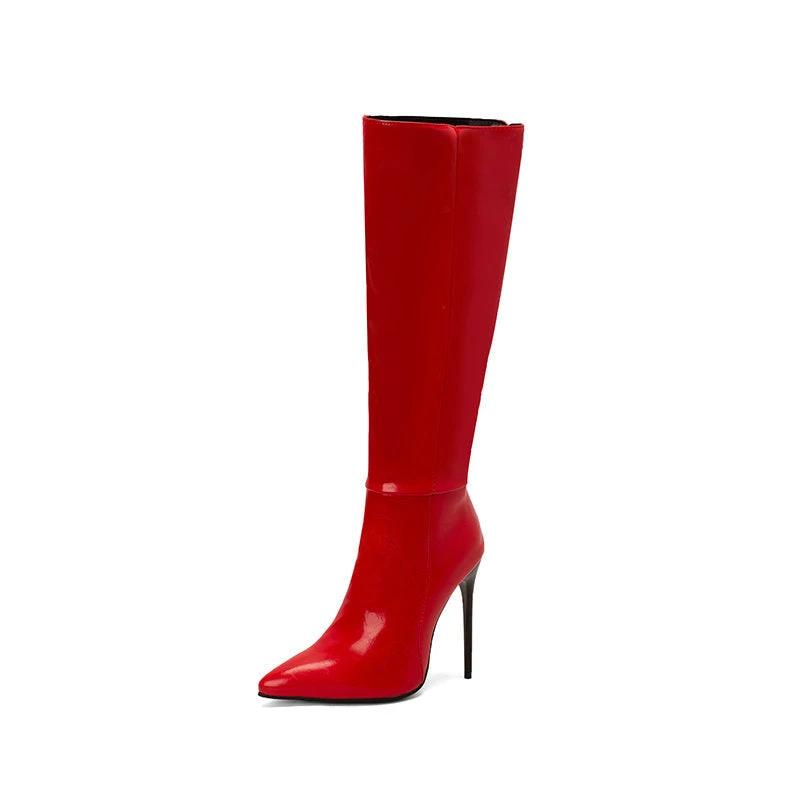 Luxury Pointed Toe Knee Boots