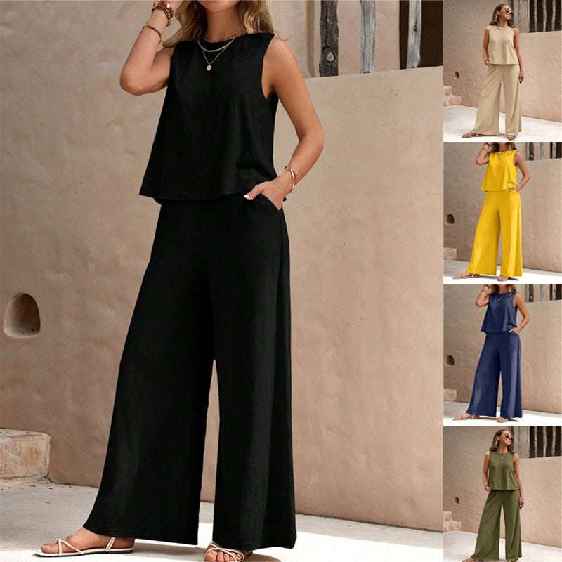 Chic Spring Summer Two-Piece Suit